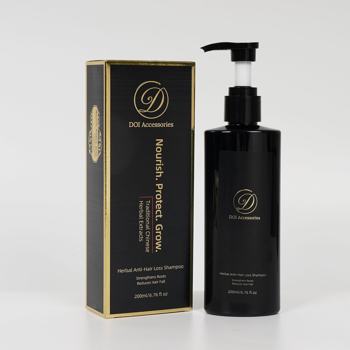 Natural Chinese Herbal Anti-Hair Loss Shampoo