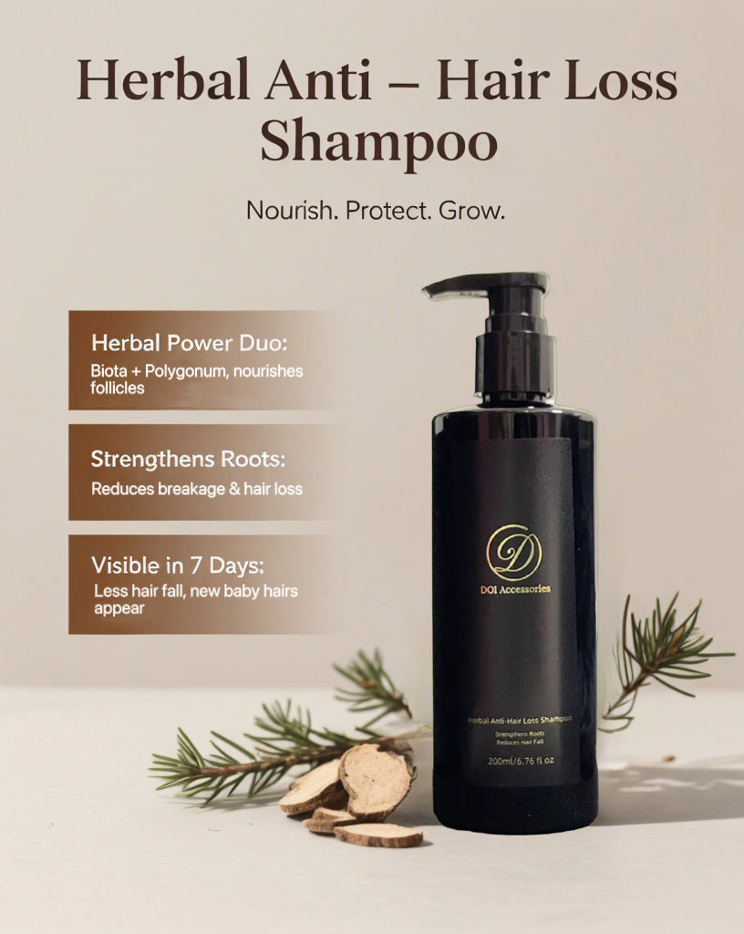 Natural Chinese Herbal Anti-Hair Loss Shampoo