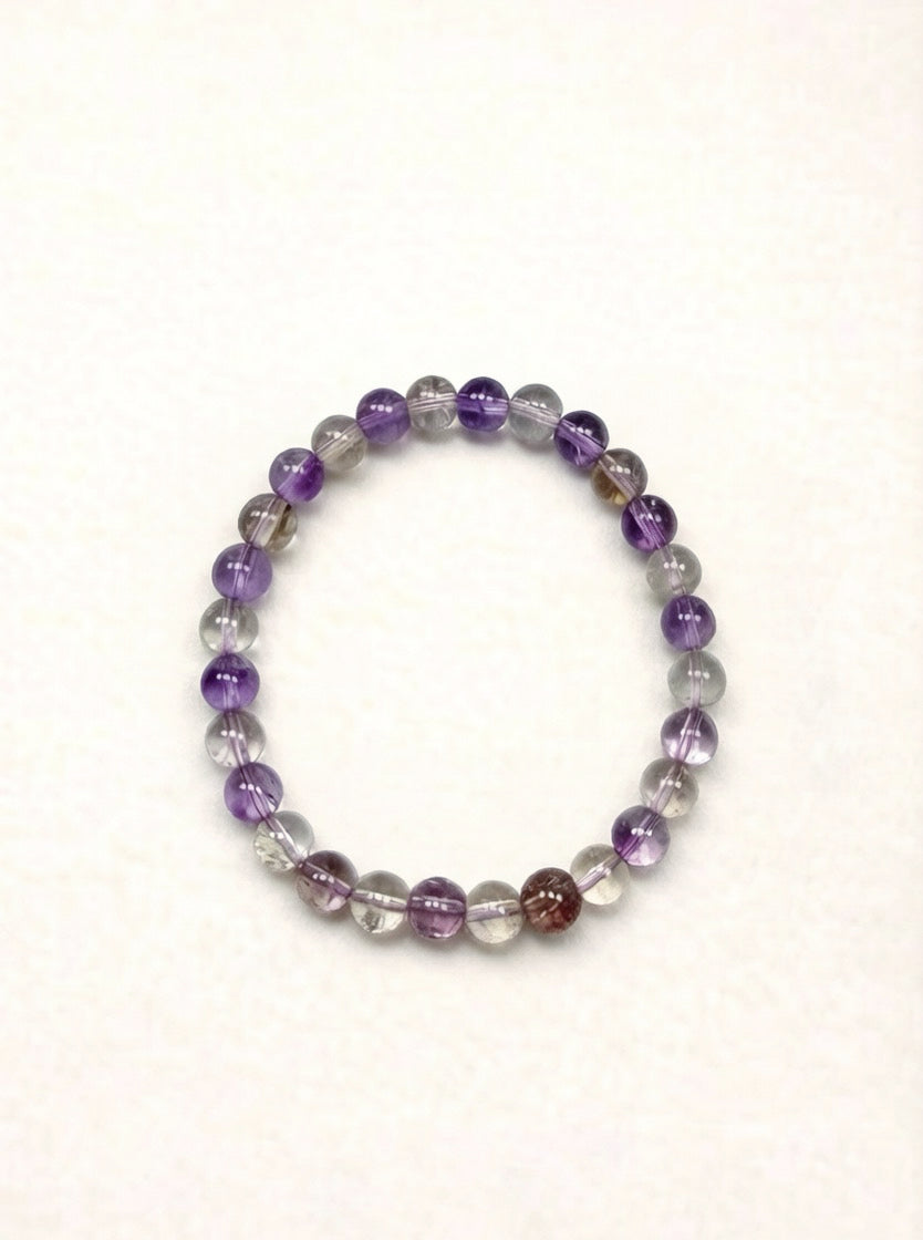 Ametrine Bracelet – Natural Crystal (7mm)