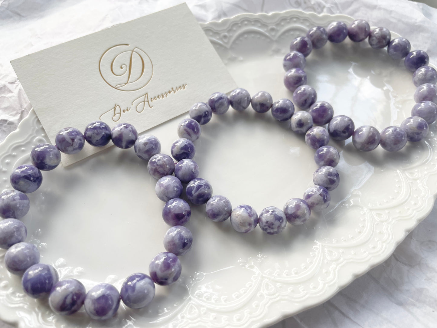 Milky Charoite Bracelets