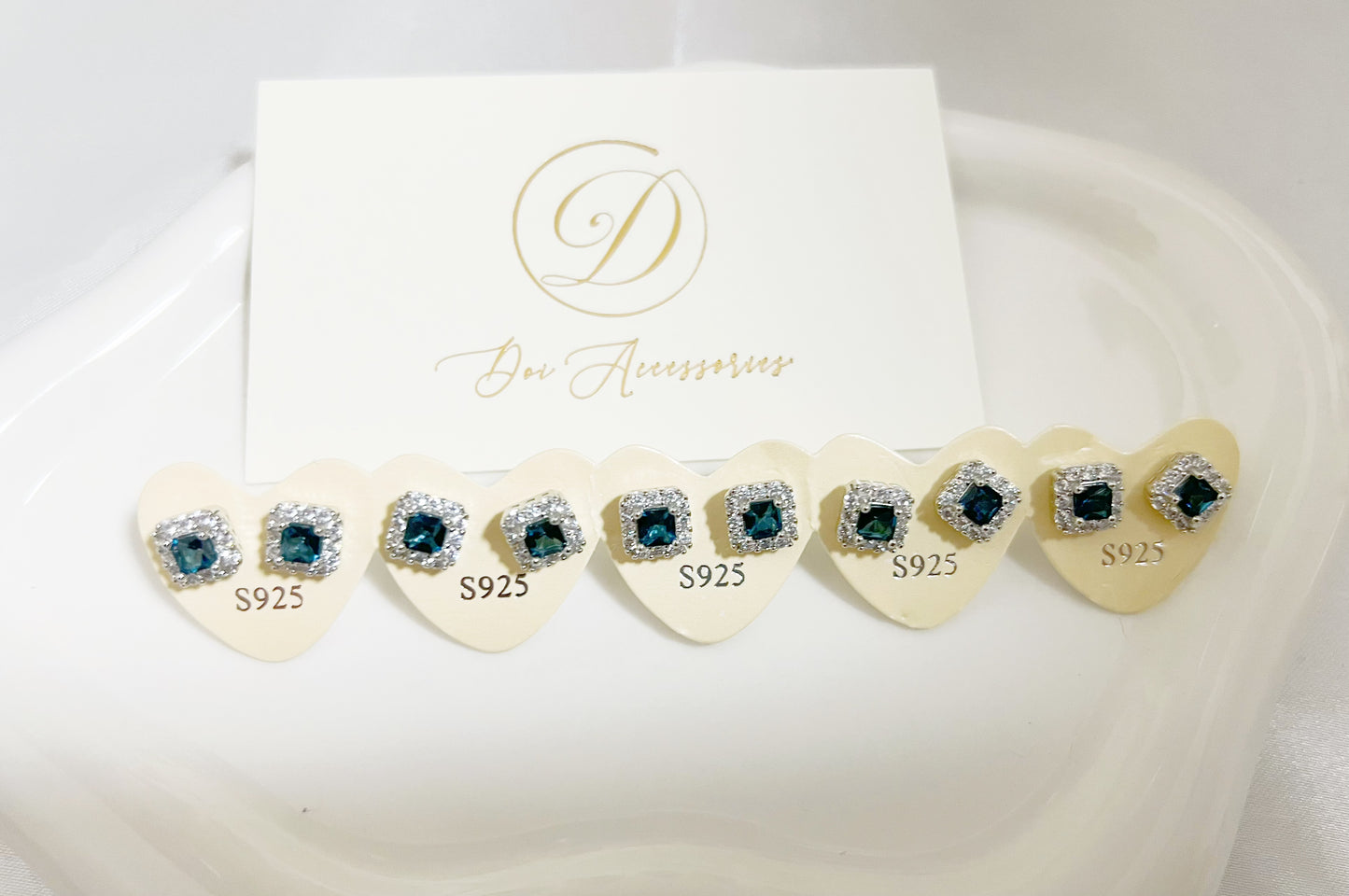 London Blue Topaz Ear Stud