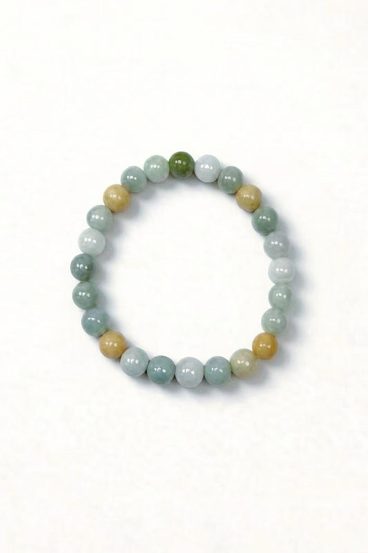 Jadeite Bracelet – Natural Green Jade (8mm)