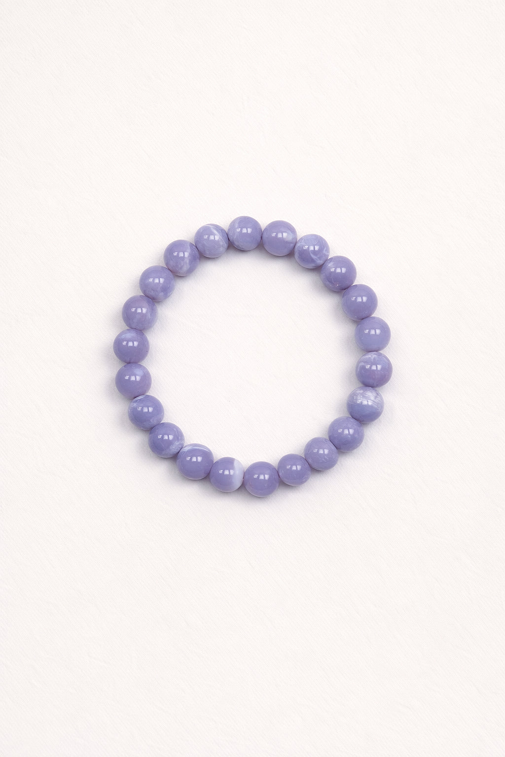 Milky Amethyst Bracelet – Natural Lavender Quartz (8mm / 9mm / 11mm)