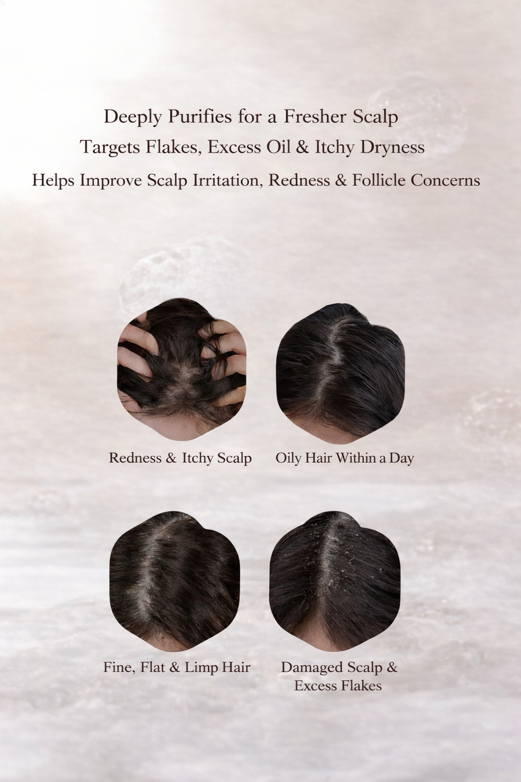 Scalp Refreshing Shampoo – Oil Balance & Scalp Care 300ml ( Buy 2 Get 1 Free)